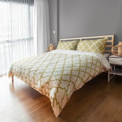 Geo Quatrefoil Duvet Cover Bed Bath Beyond