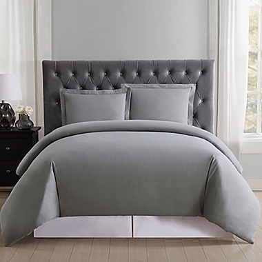 Truly Soft Everyday 3-Piece King Duvet Cover Set in Grey. View a larger version of this product image.