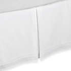 Alternate image 0 for Laura Ashley&reg; Solid Tailored Queen Bed Skirt in White