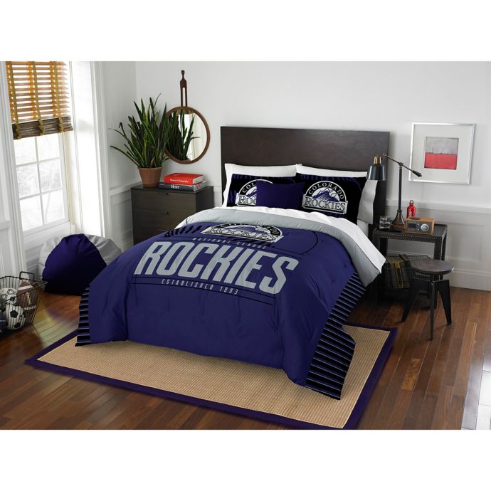 Mlb Colorado Rockies Grand Slam Comforter Set Bed Bath Beyond
