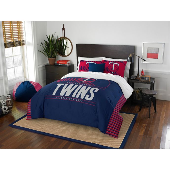 Mlb Minnesota Twins Grand Slam Comforter Set Bed Bath Beyond