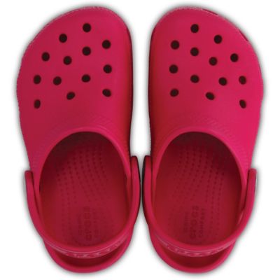 candy pink crocs