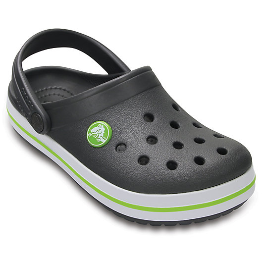 Alternate image 1 for Crocs™ Crocband™ Size 6 Kids' Clog in Grey