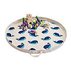Alternate image 1 for 3 Sprouts Whale Play Mat Bag