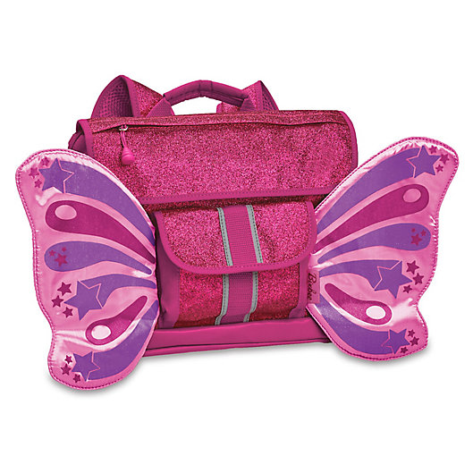 Alternate image 1 for Bixbee Sparkalicious Butterflyer Backpack in Purple/Pink