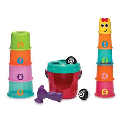 b toys stacking buckets