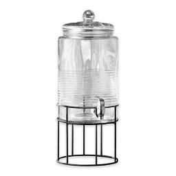 Arthur Court Designs Perla Recycled Glass Beverage Dispenser 10