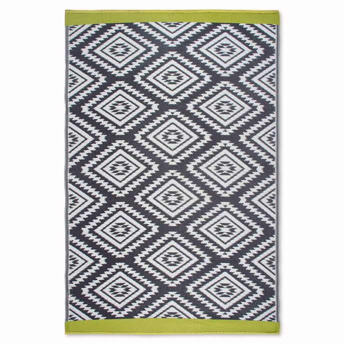 Fab Habitat World Collection Valencia Indoor Outdoor Rug In Grey Bed Bath Beyond