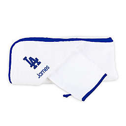 Designs by Chad and Jake MLB Los Angeles Dodgers Personalized Hooded Towel Set