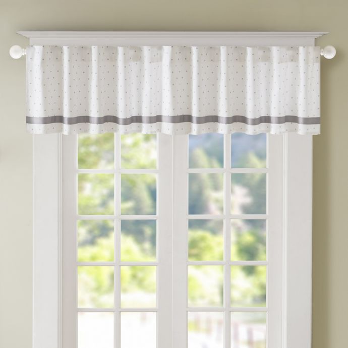 Regency Heights Lizzie Dot Rod Pocket Window Curtain Panel And