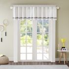 Alternate image 1 for Lizzie Dot 100% Blackout Valance in Grey