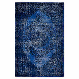 Fab Habitat Heritage Collection 5-Foot x 8-Foot Jal Mahal Rug in Blue