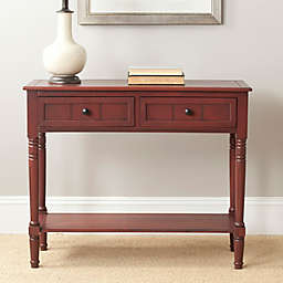 Safavieh Samantha Console Table in Red