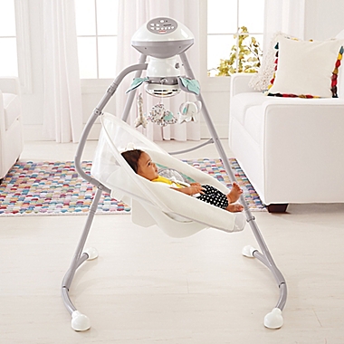 Fisher-Price&reg; Cradle &#39;n Swing in Safari Dreams. View a larger version of this product image.