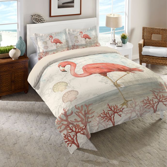 Laural Home Coastal Flamingo Comforter Buybuy Baby