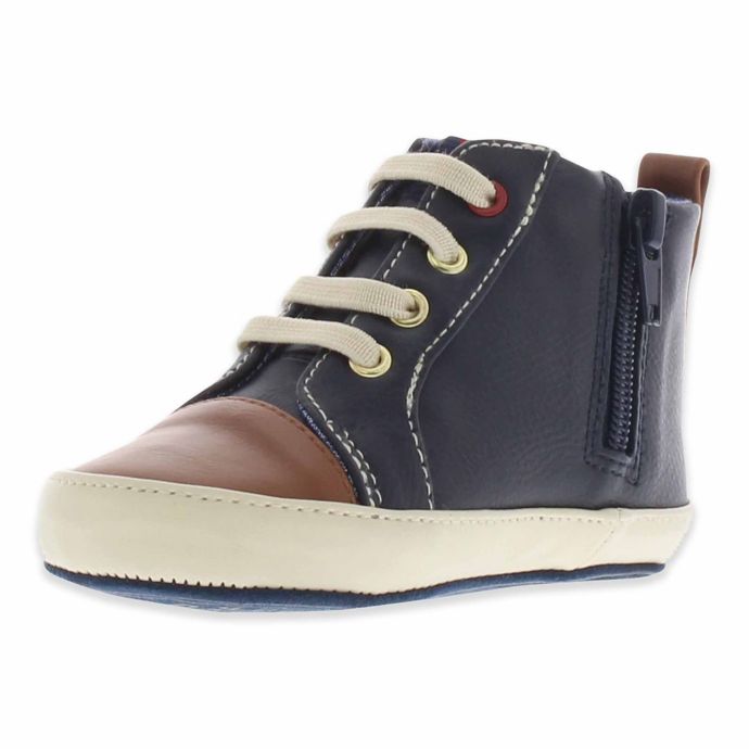 Tommy Hilfiger Lil Denny Hi-Top Sneaker in Navy | buybuy BABY