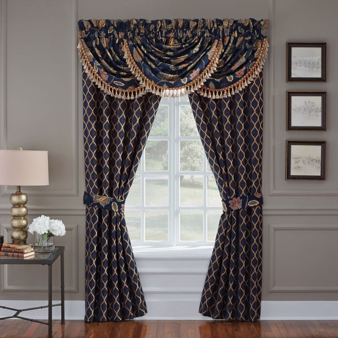 Croscill Julien Pole Window Curtain Panel Pair And Waterfall