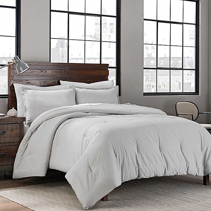 Garment Washed Solid Comforter Set, Bed Bath And Beyond Bedspreads Twin