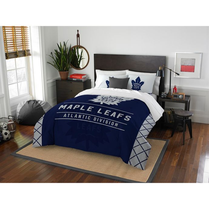 NHL Toronto Maple Leafs Draft Comforter Set Bed Bath and Beyond Canada