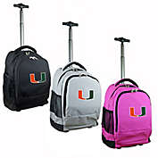 University of Miami 19-Inch Wheeled Backpack