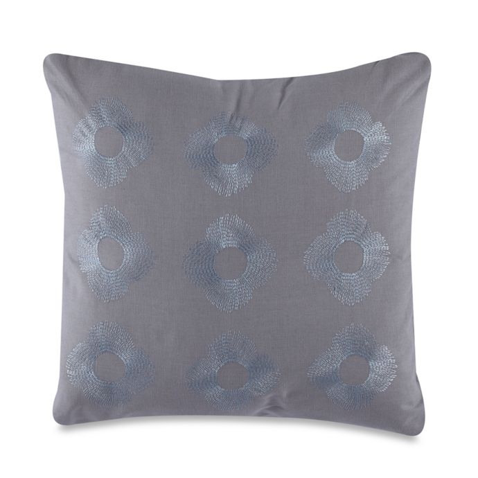 Barbara Barry Capri Bloom Oblong Throw Pillow In Shale Bed Bath
