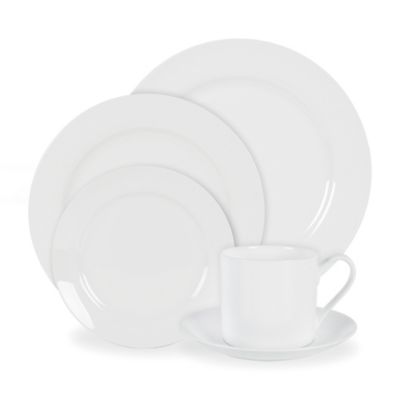 Nevaeh White&reg; by Fitz and Floyd&reg; Grand Rim 5-Piece Place Setting
