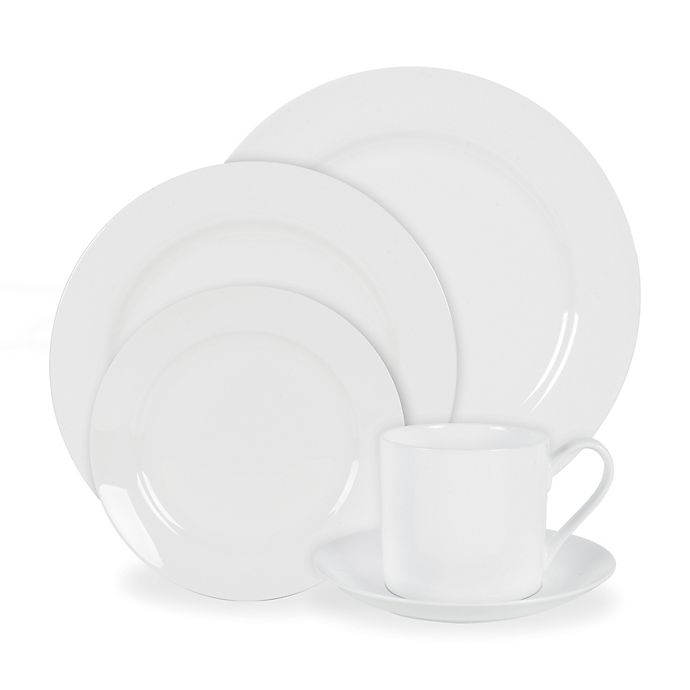 Alternate image 1 for Nevaeh White® by Fitz and Floyd® Grand Rim Dinnerware Collection