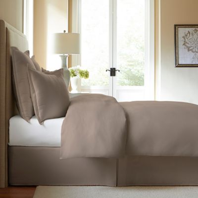 300-Thread-Count Cotton California King Bed Skirt in Canvas