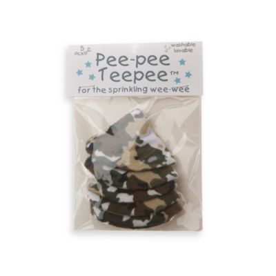 beba bean 5-Pack Pee-Pee Teepee&trade; in Camo Green