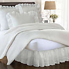 Alternate image 0 for Smootheweave&trade; Ruffled Eyelet 14-Inch Twin Bed Skirt in Ivory