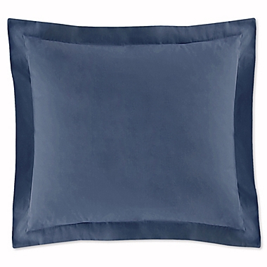 Wrap-Around Wonderskirt European Pillow Sham in Blue. View a larger version of this product image.