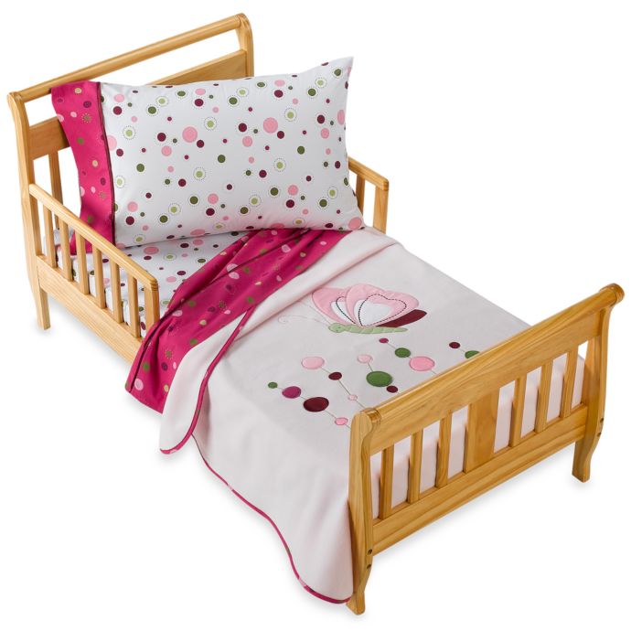 Lambs & Ivy® Raspberry Swirl 4Piece Toddler Set and Accessories