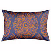 Boho Standard Pillow Sham in Purple/Orange
