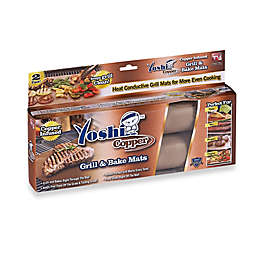 Yoshi Copper Grill and Bake Mats (Set of 2)