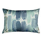 Alternate image 0 for Watercolor Strokes King Pillow Sham in Blue/White