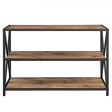 Forest Gate&trade; Blair 40&quot; Bookshelf Console Table in Barnwood. View a larger version of this product image.
