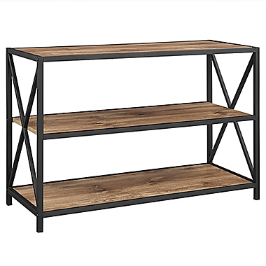 Forest Gate&trade; Blair 40&quot; Bookshelf Console Table in Barnwood. View a larger version of this product image.