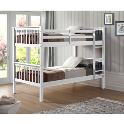 Forest Gate™ Mission Solid Wood Twin over Twin Bunk Bed buybuy BABY