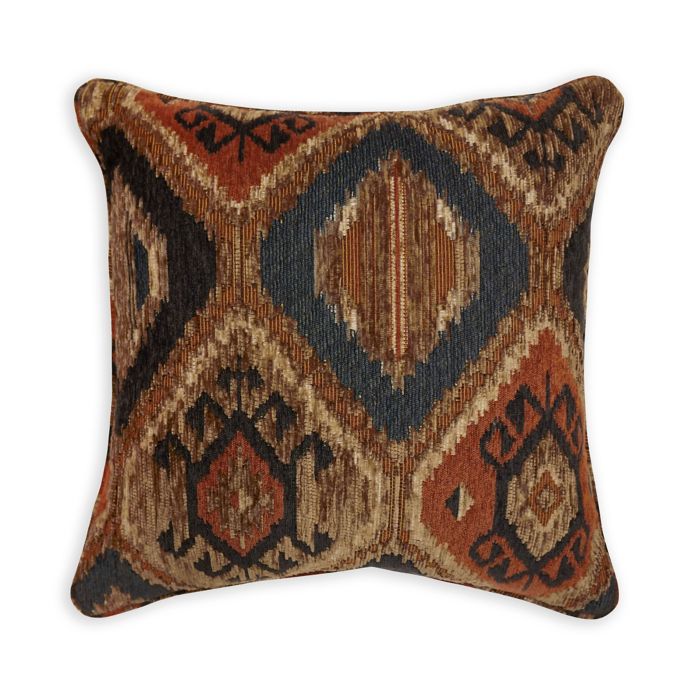 Magatana 20 Inch Square Throw Pillow In Tangerine Bed Bath Beyond