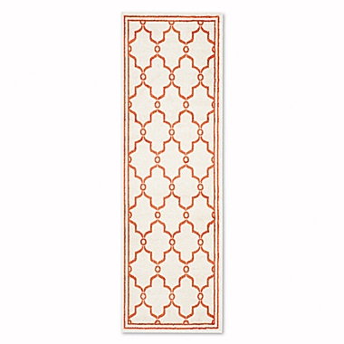 Safavieh Amherst Quake 2-Foot 3-Inch x 7-Foot Indoor/Outdoor Rug in Beige. View a larger version of this product image.