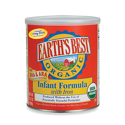 Alternate image 1 for Earth's Best Organic Infant Powdered Formula with DHA and ARA with Iron - 23 Ounces