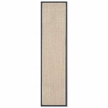 Safavieh Natural Fiber Madison 2-Foot 6-Inch x 16-Foot Runner in Marble/Grey. View a larger version of this product image.