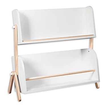 Babyletto Tally Bookshelf in White/Washed Natural. View a larger version of this product image.