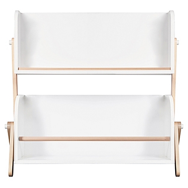 Babyletto Tally Bookshelf in White/Washed Natural. View a larger version of this product image.