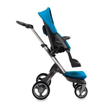 turquoise stroller