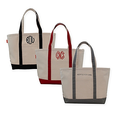 CB Station Medium Initial Boat Tote. View a larger version of this product image.