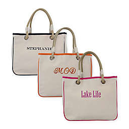 CB Station Personalized 12-Inch Rope Tote