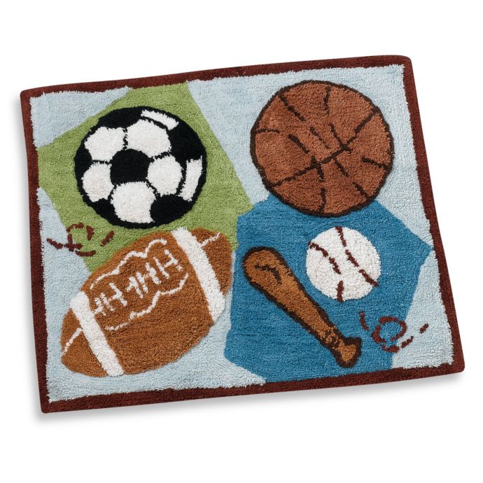 Cocalo Baby Sports Fan Decorative Rug Buybuy Baby