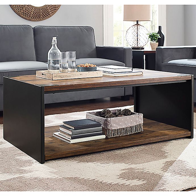 Forest Gate 48 Industrial Modern Wood, Modern Wooden Coffee Table Designs