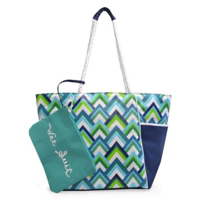 insulated beach tote